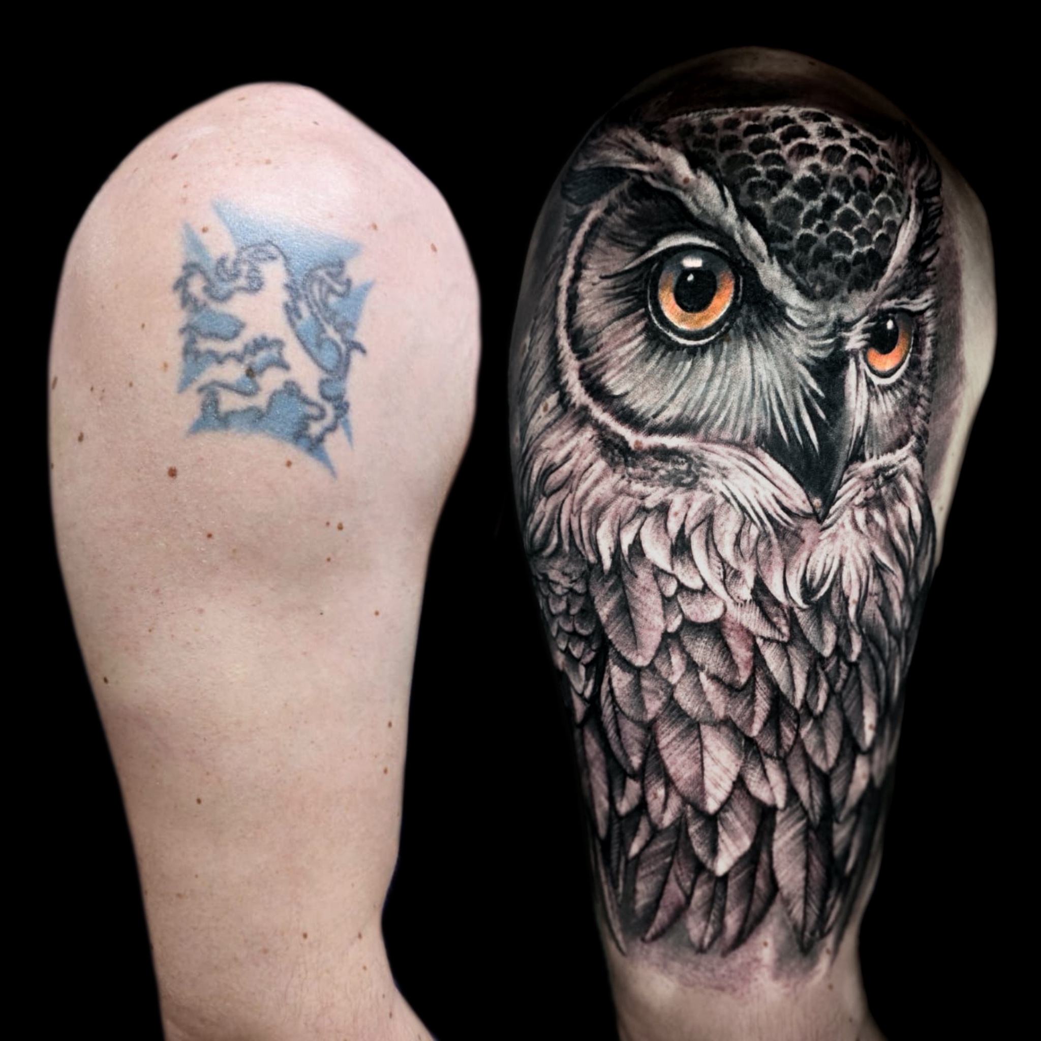 Cover-up tattoo — Redemption Tattoo Studio